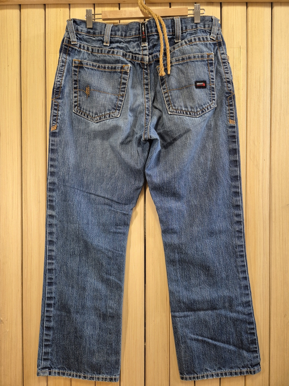 Ariat Low Rise M4 Boot Men’s Jeans, Blue Comfortable Straight Fit (1)
